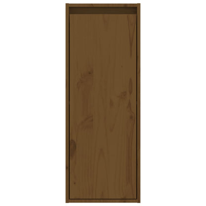 Wandschrank Honigbraun 30x30x80 cm Massivholz Kiefer - Pazzar.ch