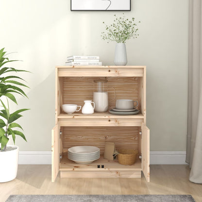Sideboard 60x34x75 cm Massivholz Kiefer - Pazzar.ch