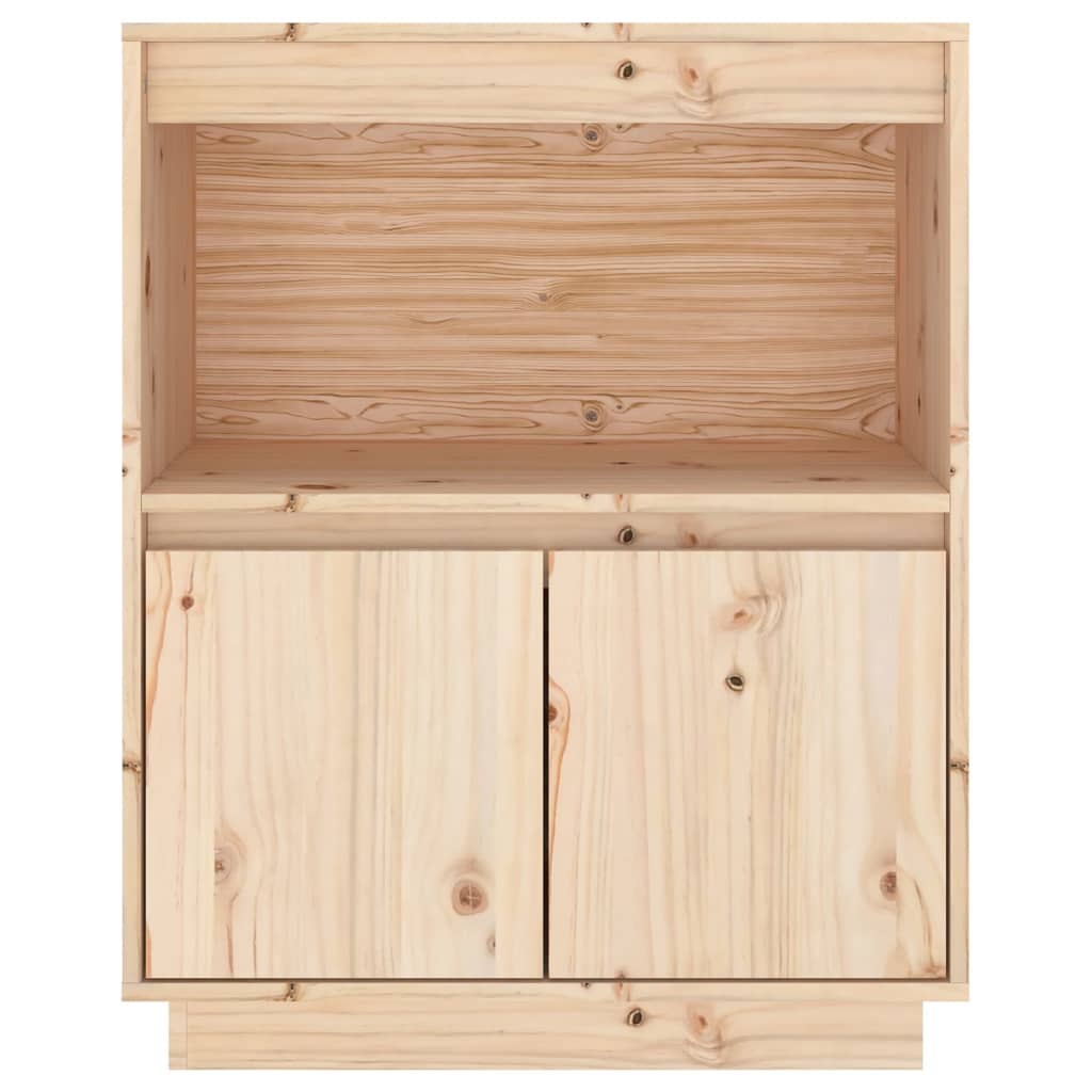 Sideboard 60x34x75 cm Massivholz Kiefer - Pazzar.ch