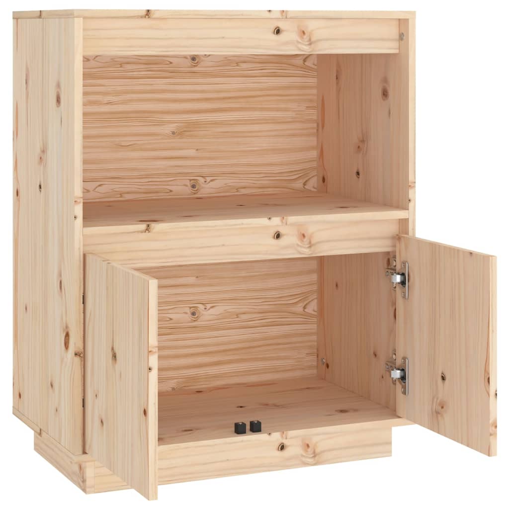 Sideboard 60x34x75 cm Massivholz Kiefer - Pazzar.ch