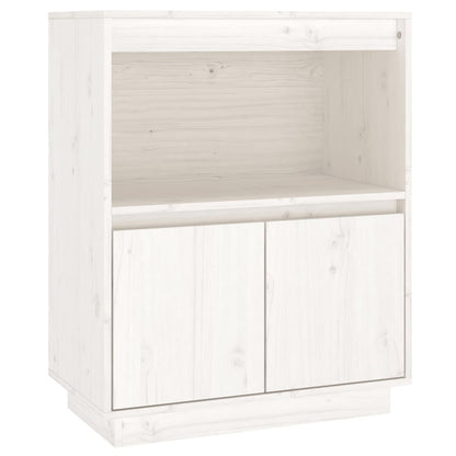 Sideboard Weiß 60x34x75 cm Massivholz Kiefer - Pazzar.ch