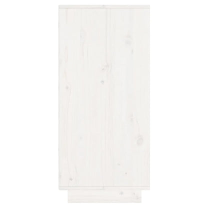Sideboard Weiß 60x34x75 cm Massivholz Kiefer - Pazzar.ch