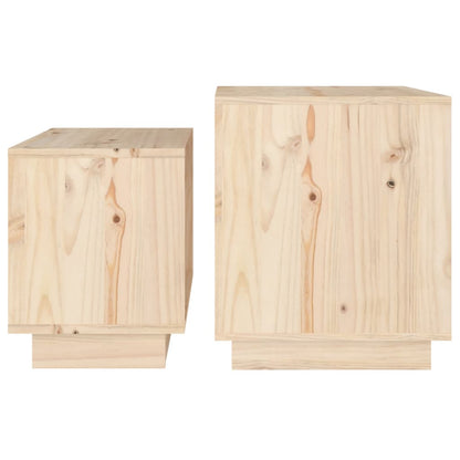 Satztische 2 Stk. Massivholz Kiefer - Pazzar.ch