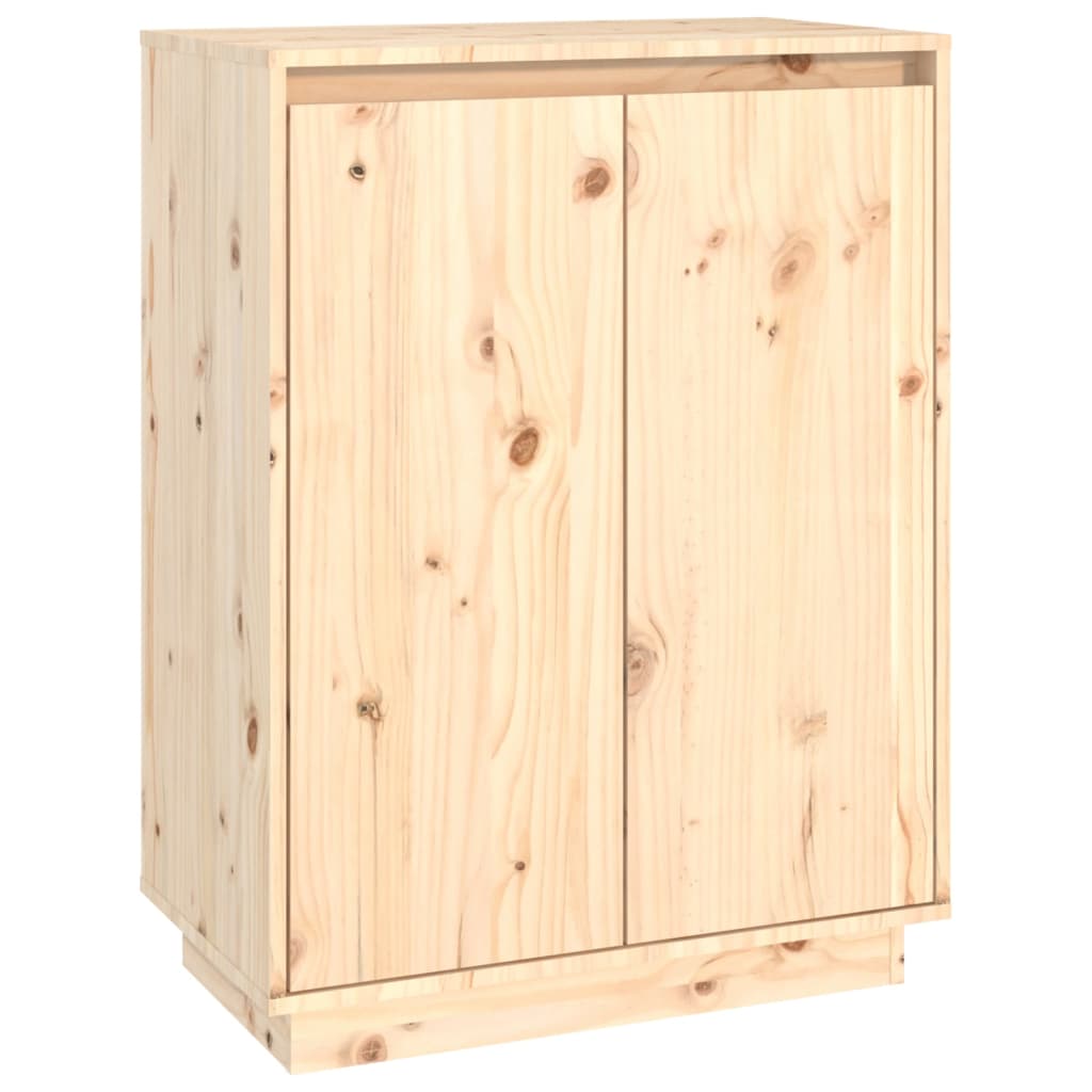 Schuhschrank 60x35x80 cm Massivholz Kiefer - Pazzar.ch