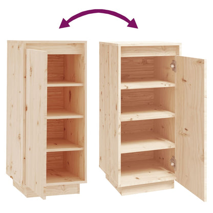 Schuhschrank 35x35x80 cm Massivholz Kiefer - Pazzar.ch