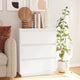 Sideboard Weiß 60x34x75 cm Massivholz Kiefer