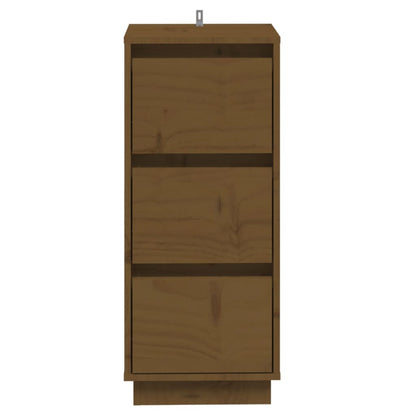 Sideboards 2 Stk. Honigbraun 32x34x75 cm Massivholz Kiefer - Pazzar.ch
