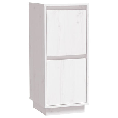 Sideboards 2 Stk. Weiß 31,5x34x75 cm Massivholz Kiefer - Pazzar.ch
