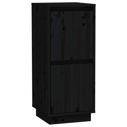 Sideboards 2 Stk. Schwarz 31,5x34x75 cm Massivholz Kiefer - Pazzar.ch