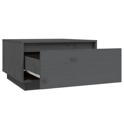 Couchtisch Grau 55x56x32 cm Massivholz Kiefer - Pazzar.ch
