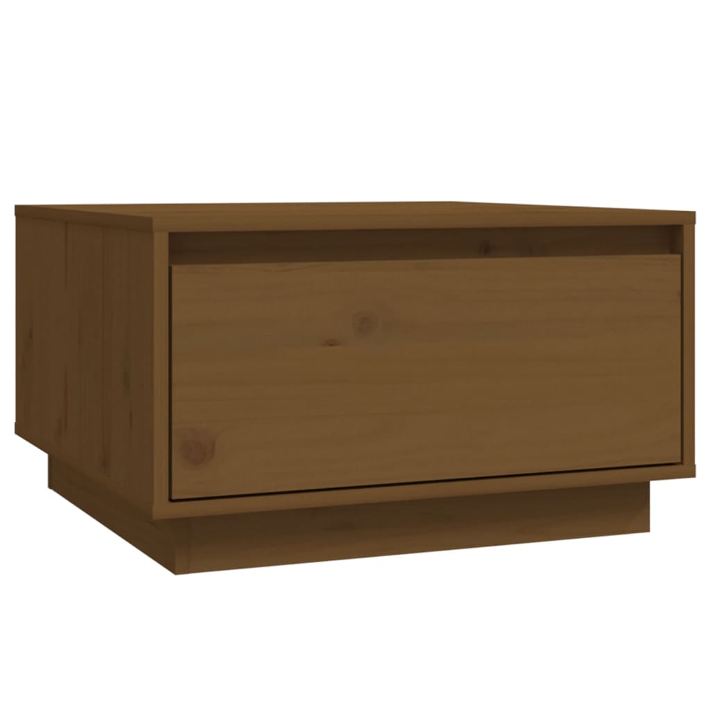 Couchtisch Honigbraun 55x56x32 cm Massivholz Kiefer - Pazzar.ch