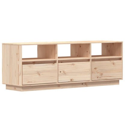TV-Schrank 140x37x50 cm Massivholz Kiefer - Pazzar.ch