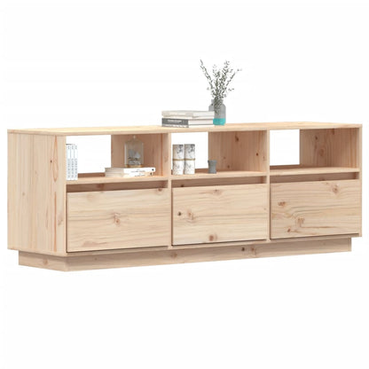 TV-Schrank 140x37x50 cm Massivholz Kiefer - Pazzar.ch