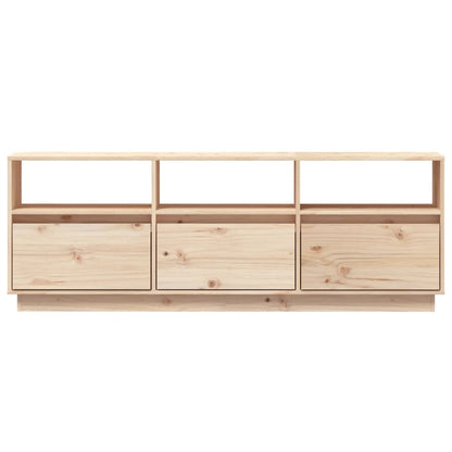 TV-Schrank 140x37x50 cm Massivholz Kiefer - Pazzar.ch
