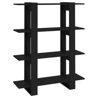 Bücherregal/Raumteiler Schwarz 100x30x123,5 cm - Pazzar.ch