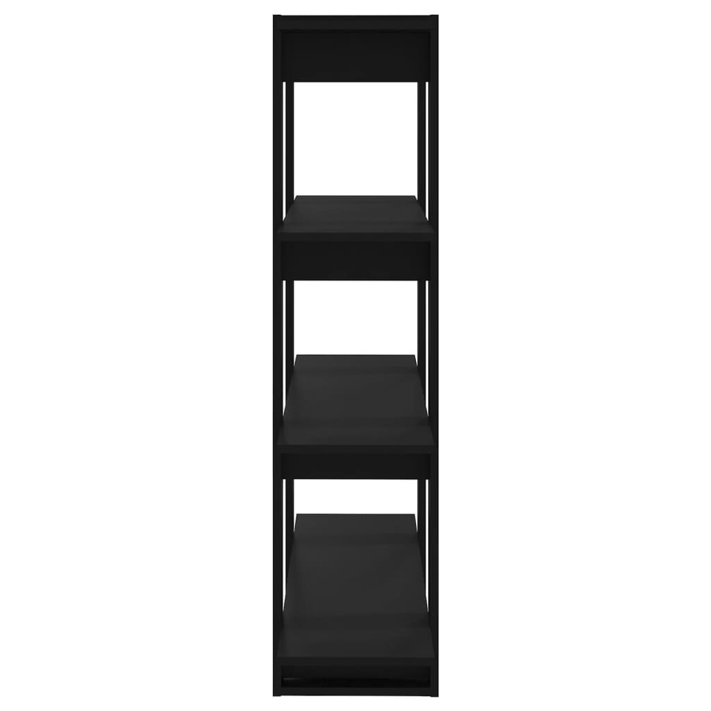 Bücherregal/Raumteiler Schwarz 100x30x123,5 cm - Pazzar.ch