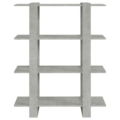 Bücherregal/Raumteiler Betongrau 100x30x123,5 cm - Pazzar.ch