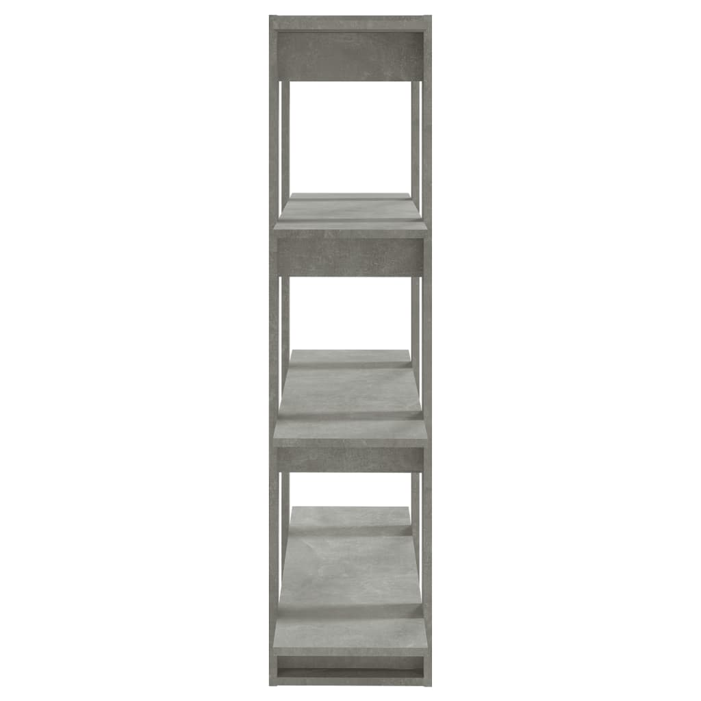 Bücherregal/Raumteiler Betongrau 100x30x123,5 cm - Pazzar.ch
