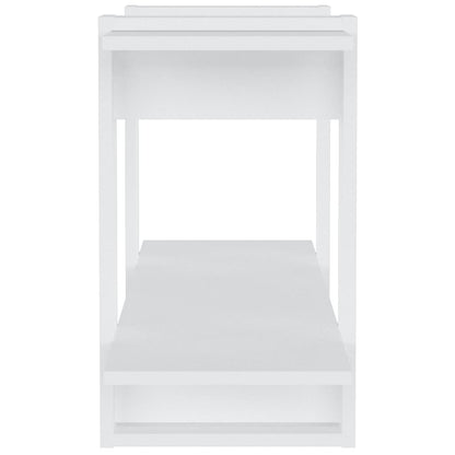 Bücherregal Weiß 100x30x51 cm Holzwerkstoff - Pazzar.ch