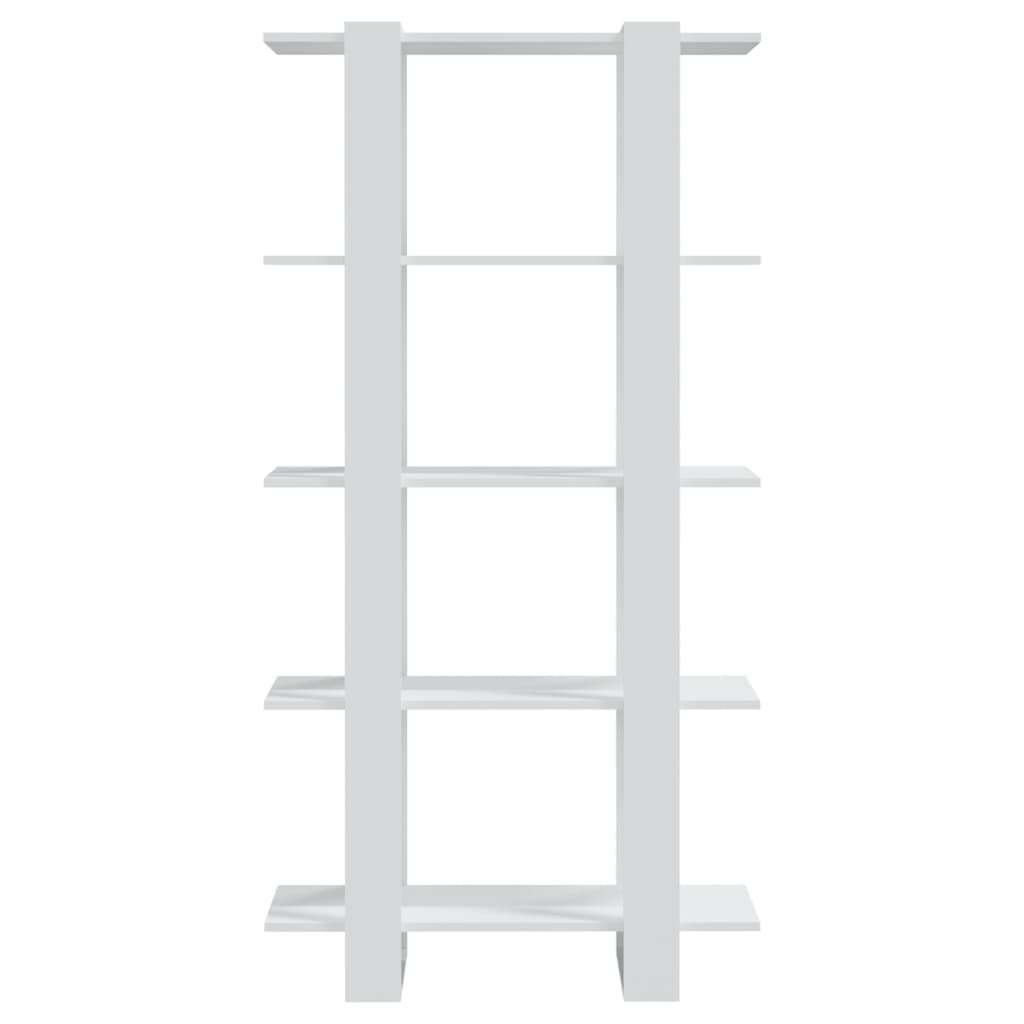 Bücherregal/Raumteiler Weiß 80x30x160 cm Holzwerkstoff - Pazzar.ch