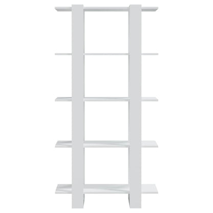 Bücherregal/Raumteiler Weiß 80x30x160 cm Holzwerkstoff - Pazzar.ch
