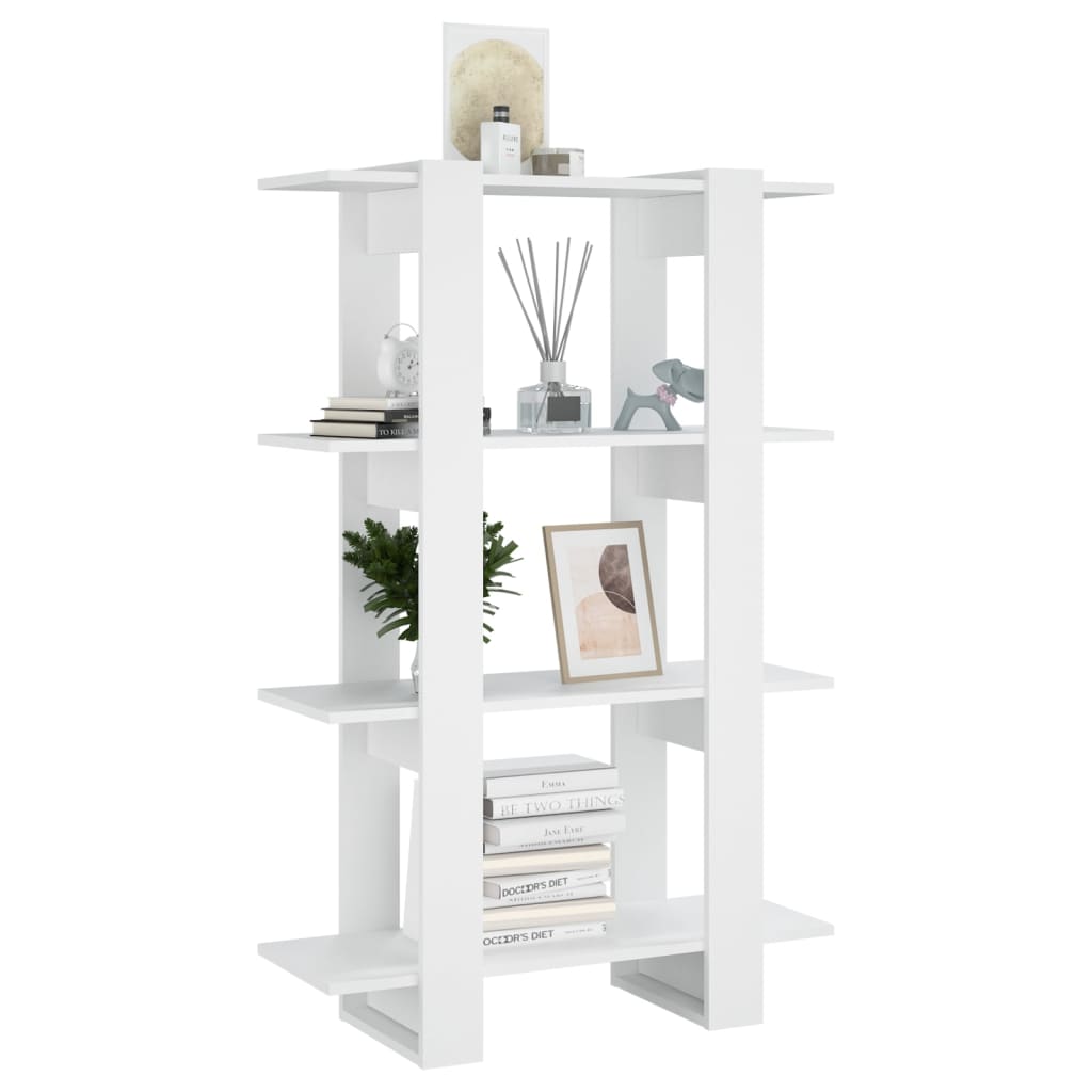 Bücherregal/Raumteiler Weiß 80x30x123,5 cm - Pazzar.ch