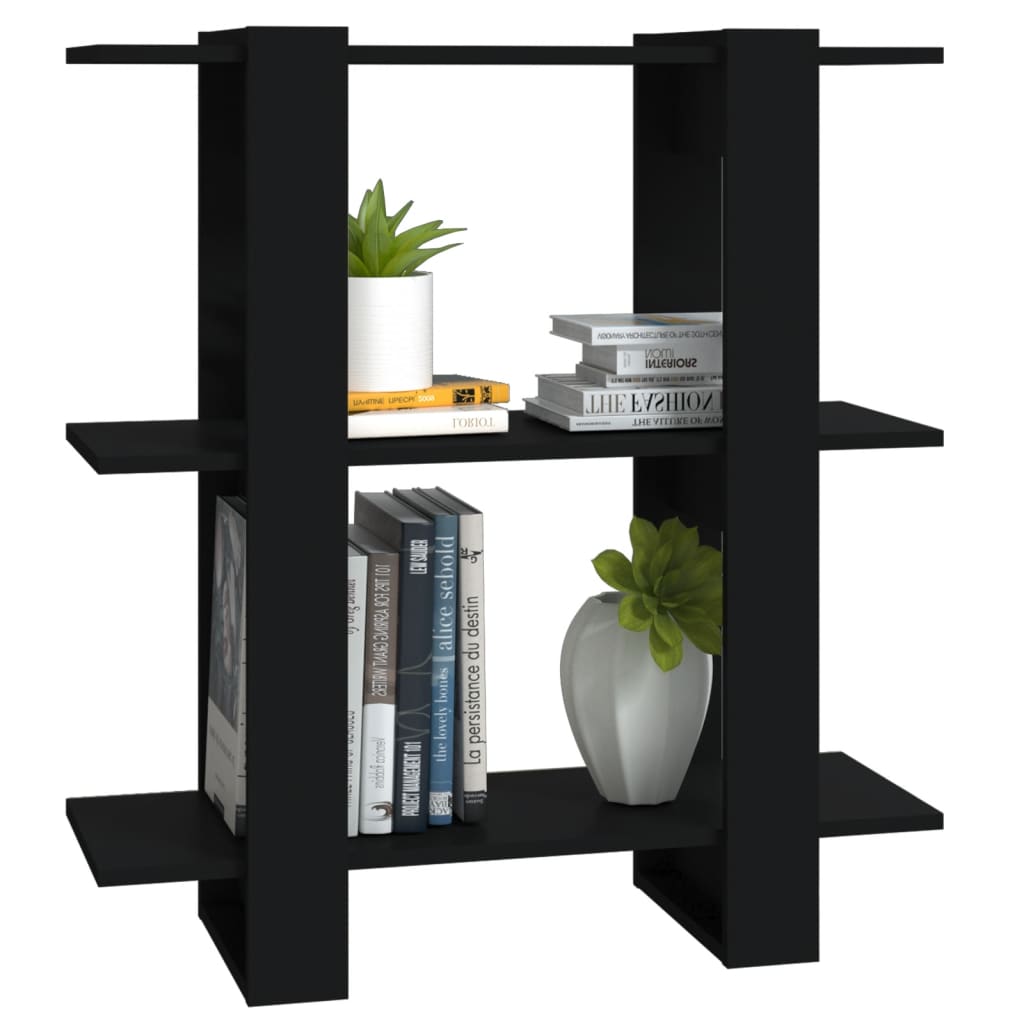 Bücherregal/Raumteiler Schwarz 80x30x87 cm - Pazzar.ch