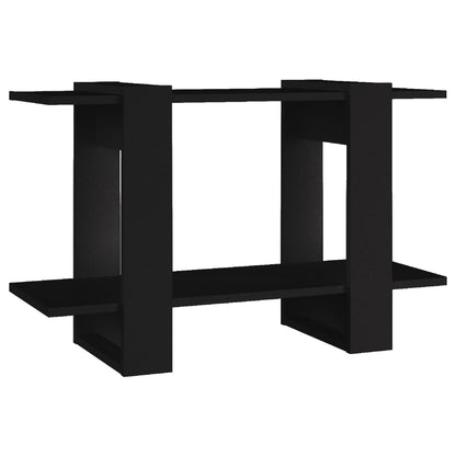 Bücherregal/Raumteiler Schwarz 80x30x51 cm - Pazzar.ch