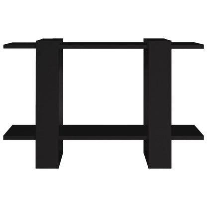 Bücherregal/Raumteiler Schwarz 80x30x51 cm - Pazzar.ch