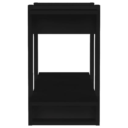 Bücherregal/Raumteiler Schwarz 80x30x51 cm - Pazzar.ch