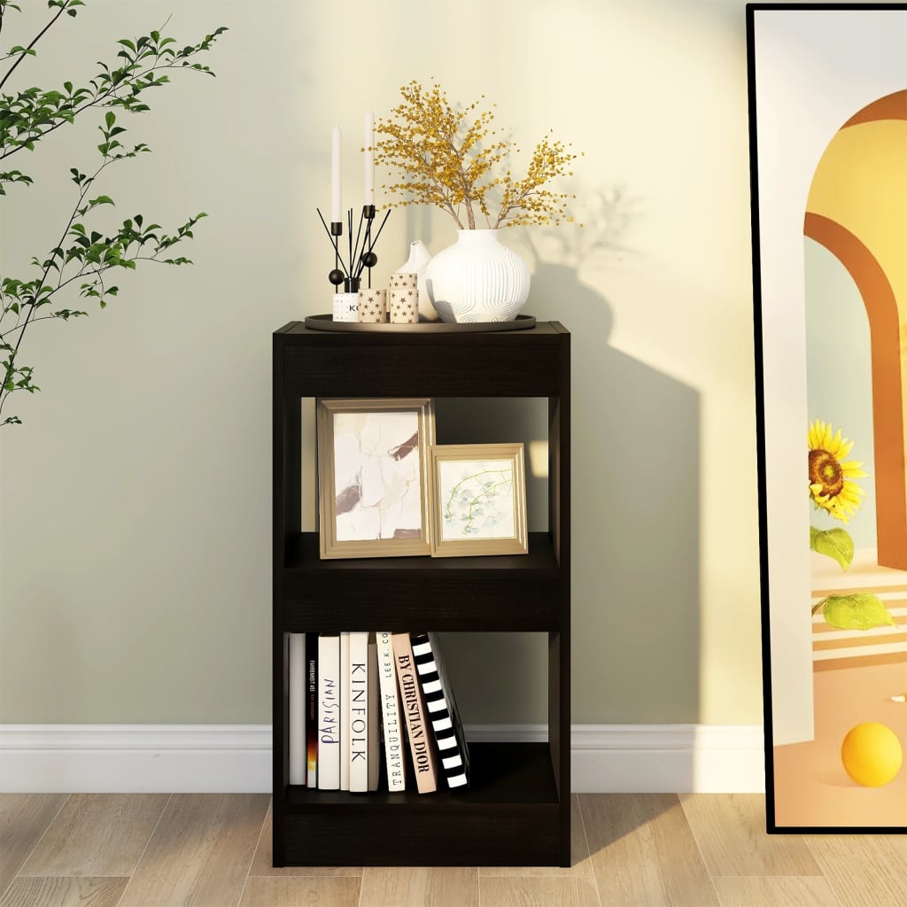 Bücherregal/Raumteiler Schwarz 40×30×72cm - Pazzar.ch