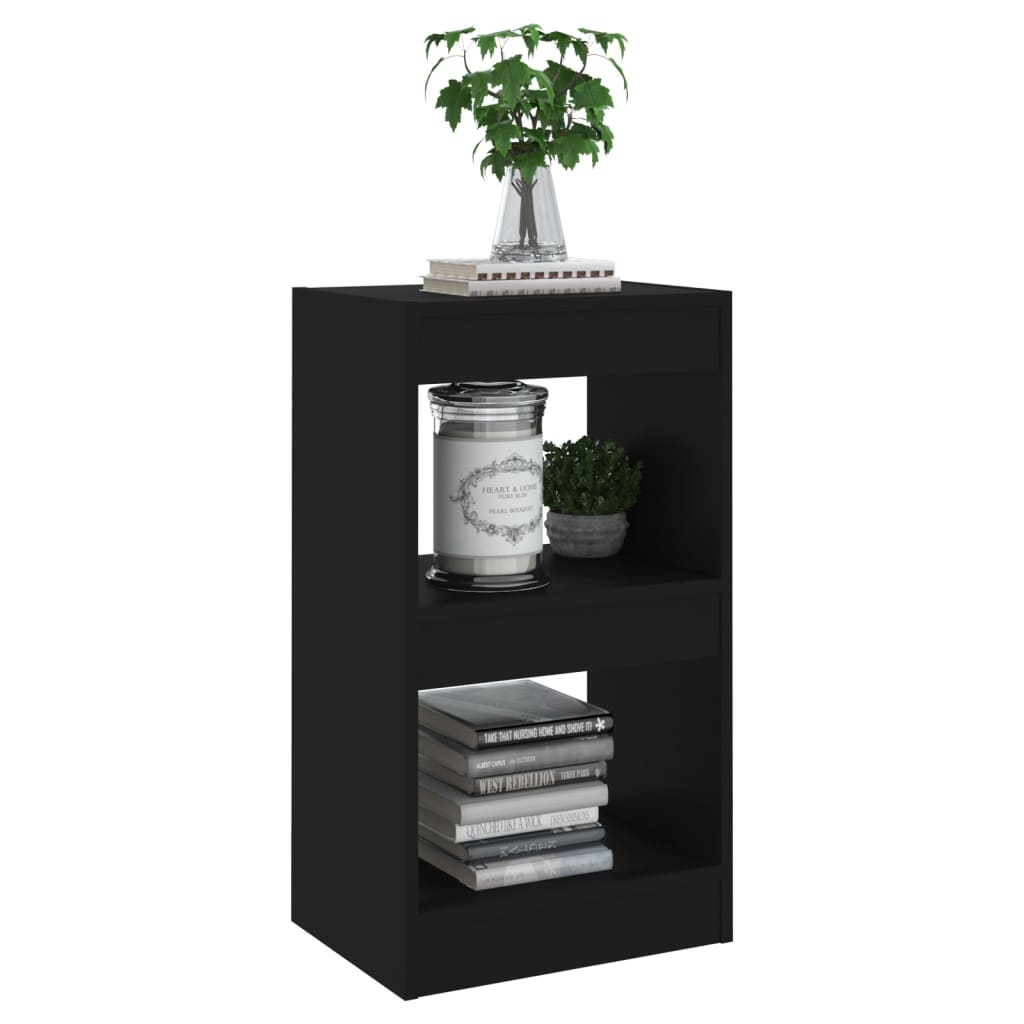 Bücherregal/Raumteiler Schwarz 40×30×72cm - Pazzar.ch