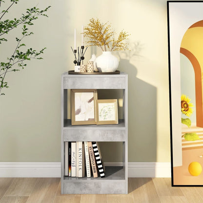 Bücherregal/Raumteiler Betongrau 40x30x72 cm - Pazzar.ch