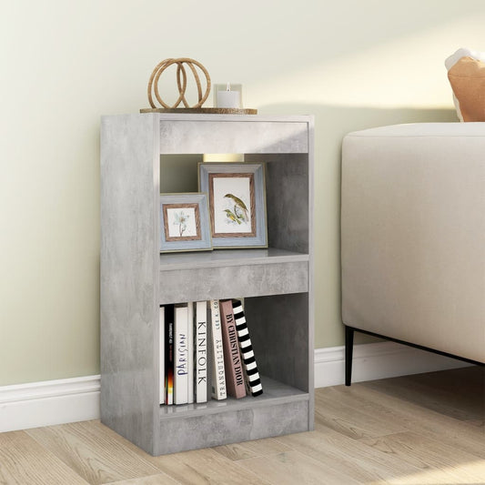 Bücherregal/Raumteiler Betongrau 40x30x72 cm - Pazzar.ch