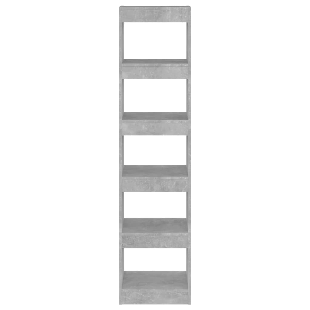 Bücherregal/Raumteiler Betongrau 40x30x166 cm - Pazzar.ch