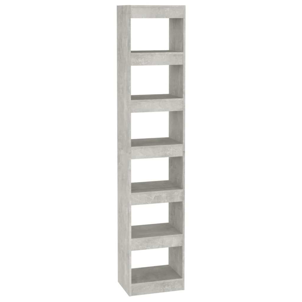 Bücherregal/Raumteiler Betongrau 40x30x198 cm - Pazzar.ch