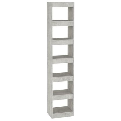 Bücherregal/Raumteiler Betongrau 40x30x198 cm - Pazzar.ch