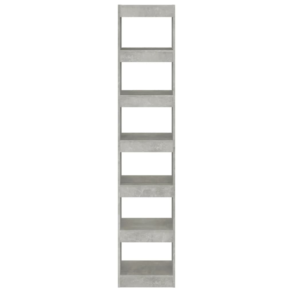 Bücherregal/Raumteiler Betongrau 40x30x198 cm - Pazzar.ch