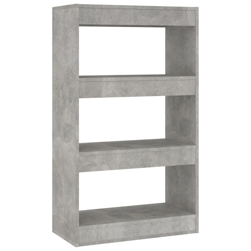 Bücherregal/Raumteiler Betongrau 60x30x103 cm Holzwerkstoff - Pazzar.ch