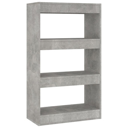 Bücherregal/Raumteiler Betongrau 60x30x103 cm Holzwerkstoff - Pazzar.ch
