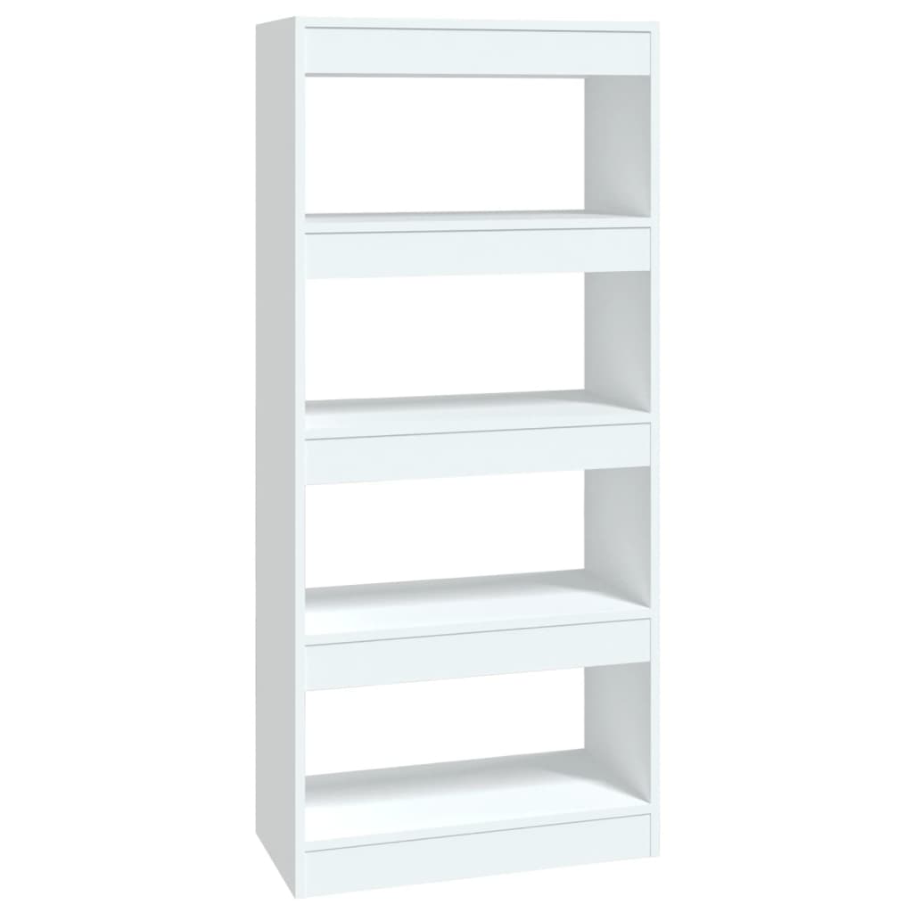 Bücherregal/Raumteiler Weiß 60x30x135 cm Holzwerkstoff - Pazzar.ch