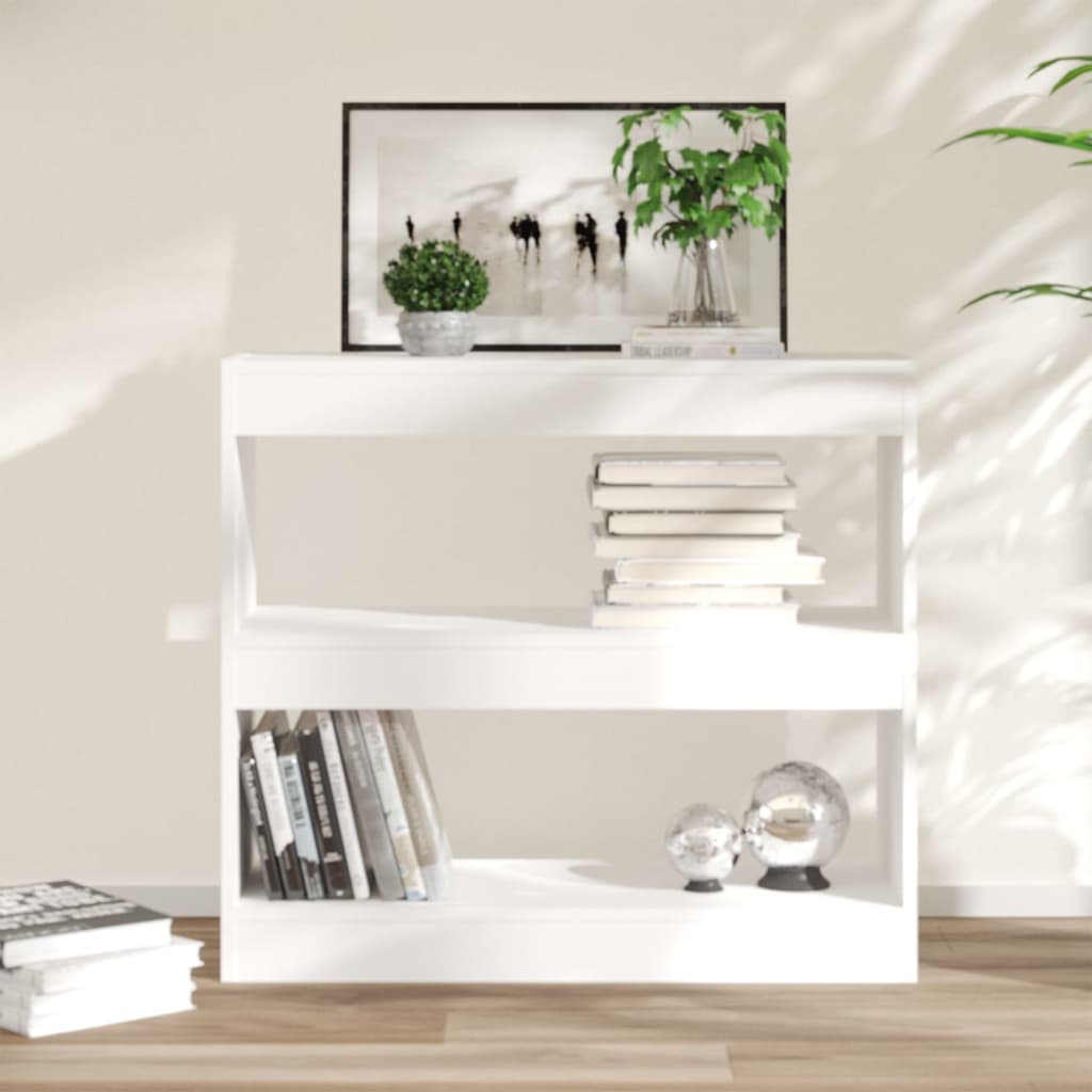Bücherregal/Raumteiler Weiß 80x30x72 cm - Pazzar.ch
