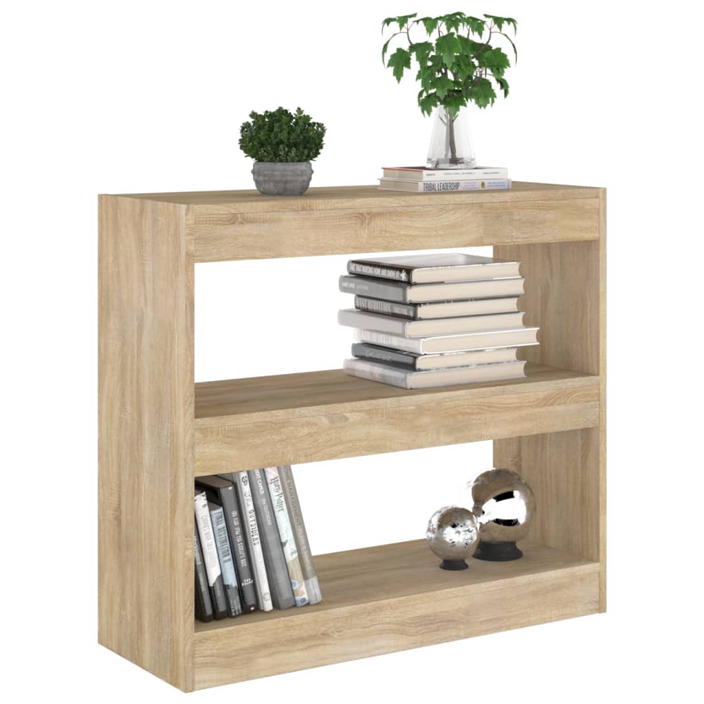 Bücherregal/Raumteiler Sonoma-Eiche 80x30x72 cm - Pazzar.ch