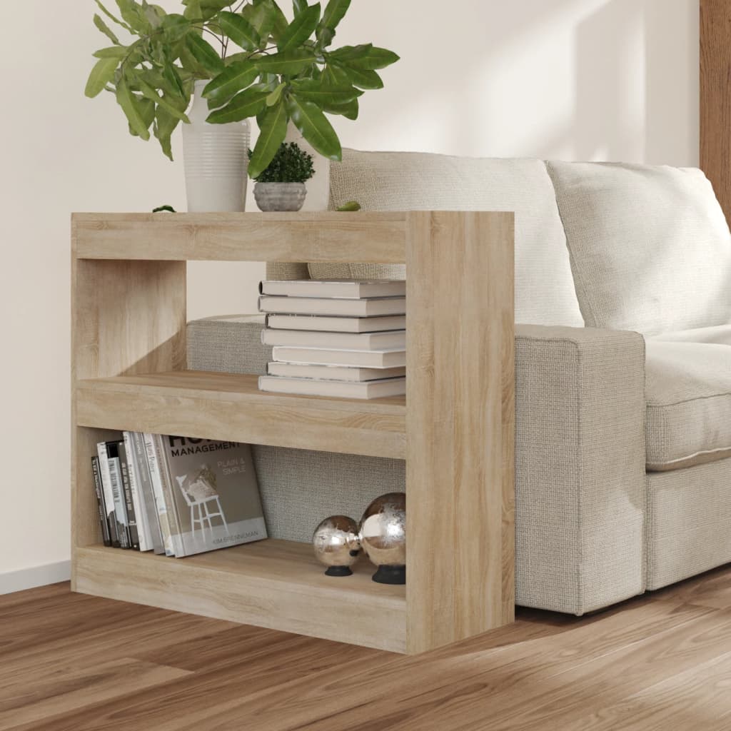 Bücherregal/Raumteiler Sonoma-Eiche 80x30x72 cm - Pazzar.ch