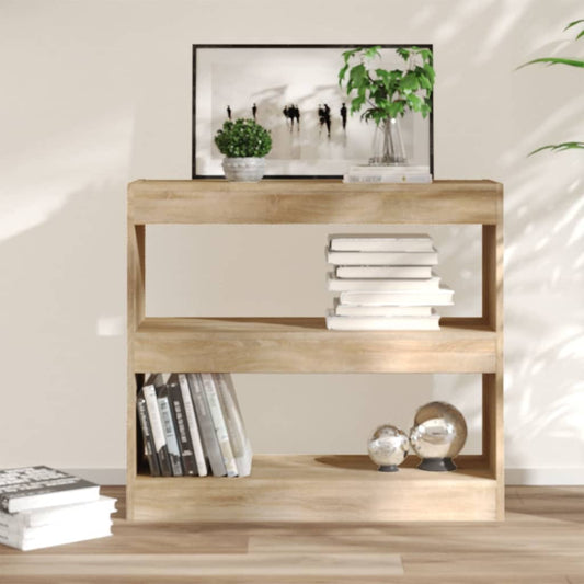 Bücherregal/Raumteiler Sonoma-Eiche 80x30x72 cm - Pazzar.ch