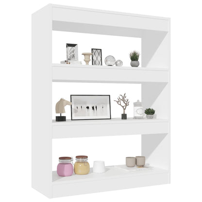 Bücherregal/Raumteiler Weiß 80x30x103 cm Holzwerkstoff - Pazzar.ch