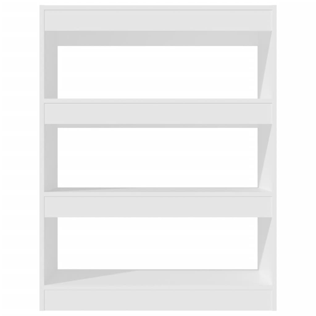 Bücherregal/Raumteiler Weiß 80x30x103 cm Holzwerkstoff - Pazzar.ch