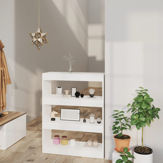 Bücherregal/Raumteiler Weiß 80x30x103 cm Holzwerkstoff - Pazzar.ch