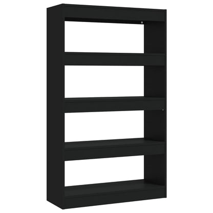 Bücherregal/Raumteiler Schwarz 80x30x135 cm Holzwerkstoff - Pazzar.ch