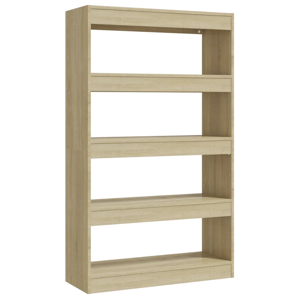 Bücherregal/Raumteiler Sonoma-Eiche 80x30x135 cm Holzwerkstoff - Pazzar.ch